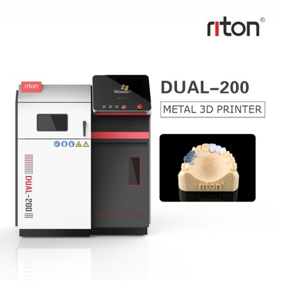 Commercial Dental Metal 3D Printer Double Fiber Lasers  4KW