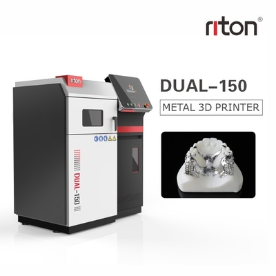 Industrial Dental Metal 3D Printer Double Fiber Laser Machine