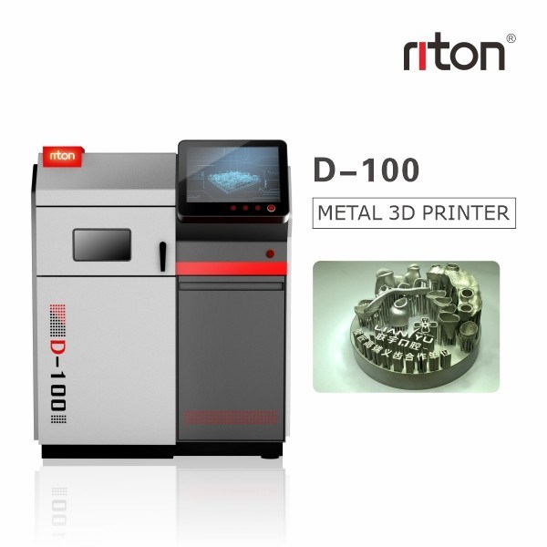 Digital Dental Laboratory SLM 3D Printer Metal Crown Laser Melting Riton D100